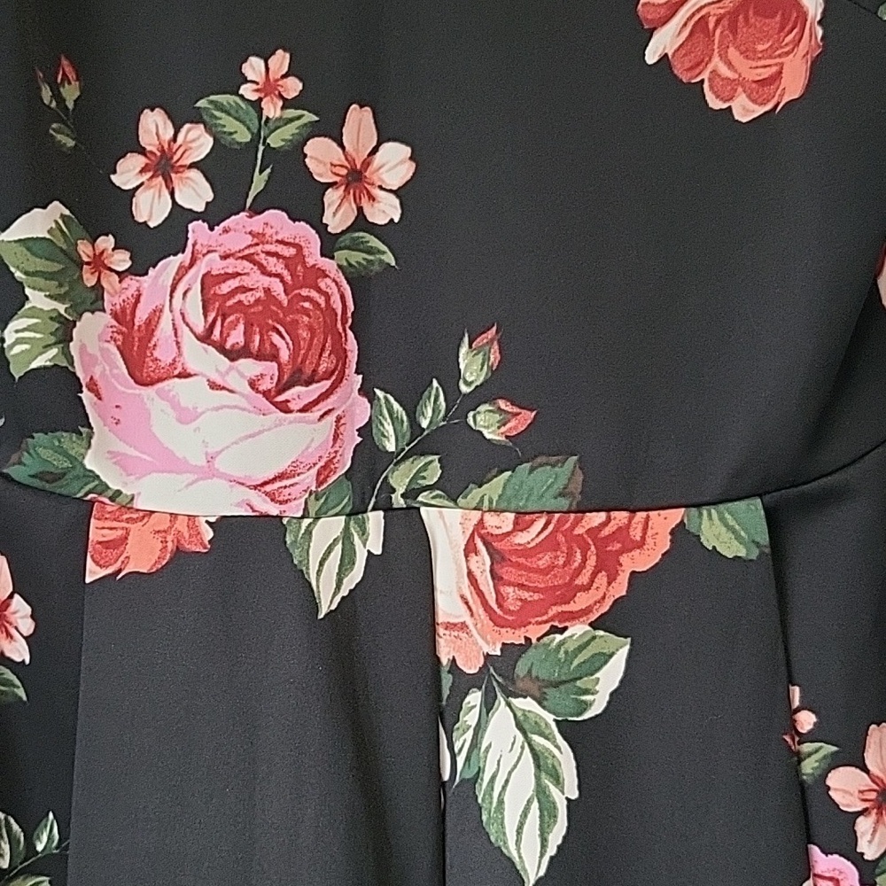 Sleeveless floral print summer dress - Picture 4 of 7